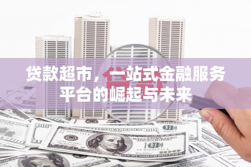 乳源贷款超市，一站式金融服务平台的崛起与未来