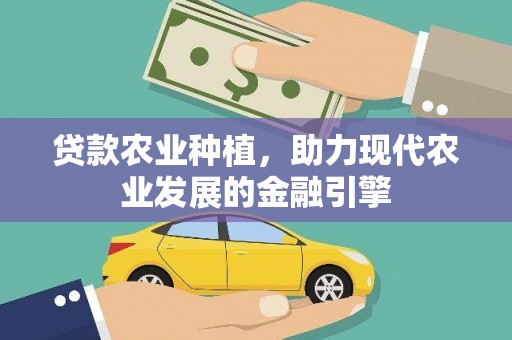 盐田贷款农业种植，助力现代农业发展的金融引擎