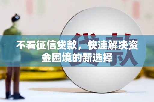 遂昌不看征信贷款，快速解决资金困境的新选择
