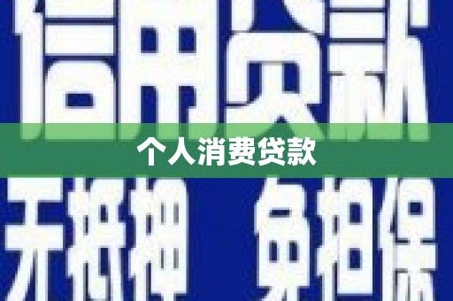 荣县个人消费贷款