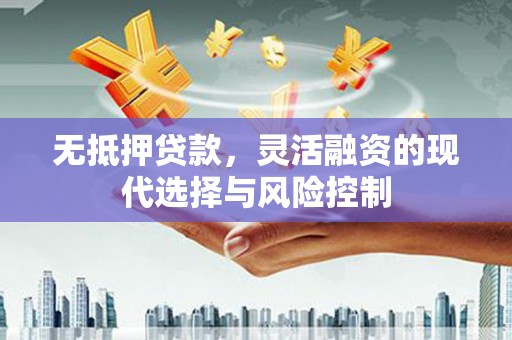 叶城无抵押贷款，灵活融资的现代选择与风险控制