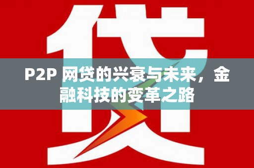 狮潭P2P 网贷的兴衰与未来，金融科技的变革之路