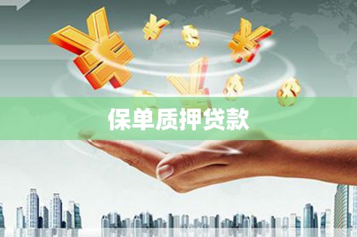 原州保单质押贷款