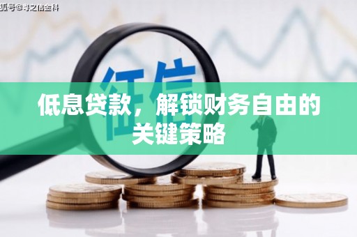 英德低息贷款，解锁财务自由的关键策略