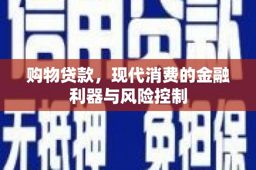 泰来购物贷款，现代消费的金融利器与风险控制